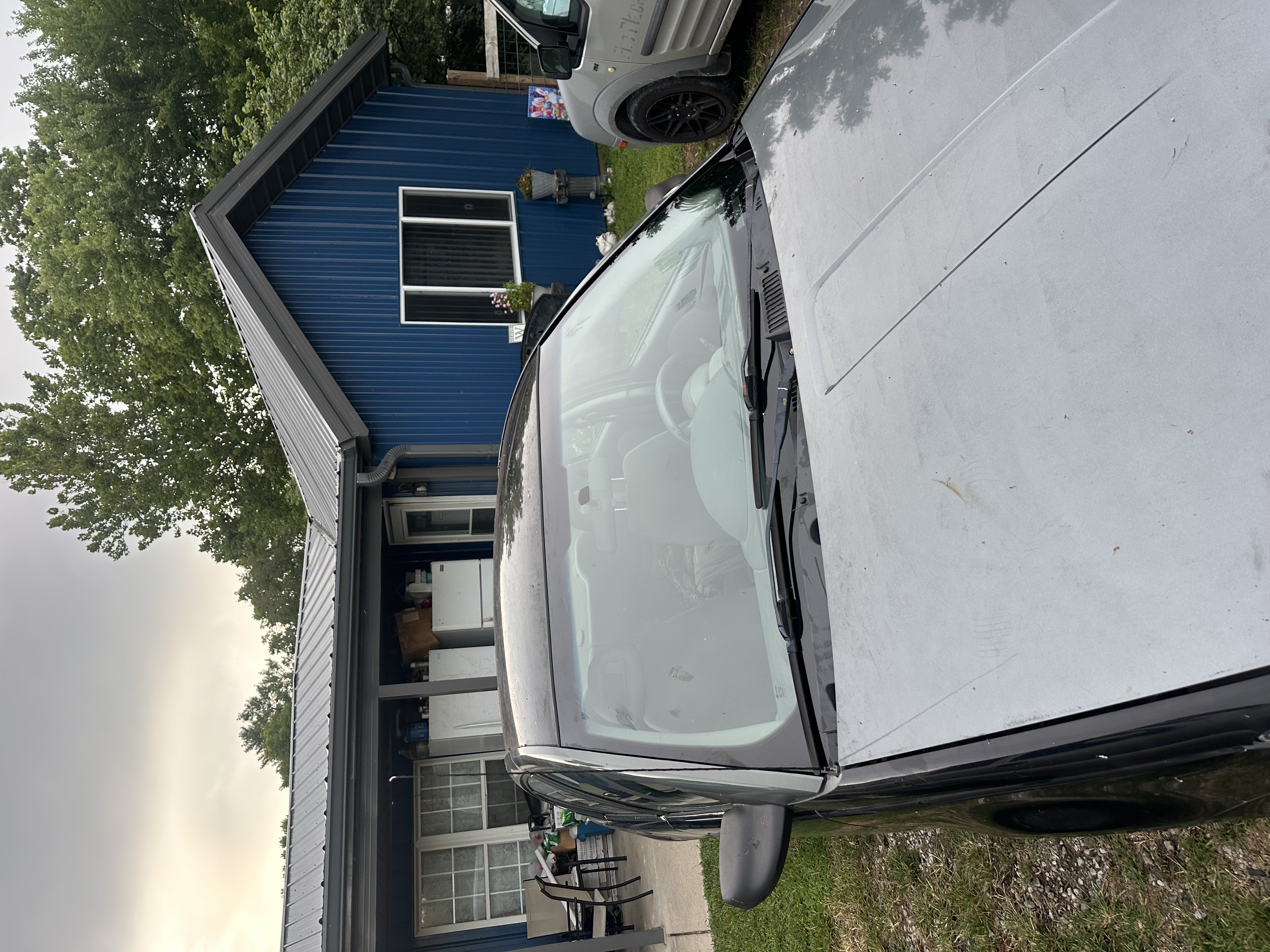 Vehicle glass after repair