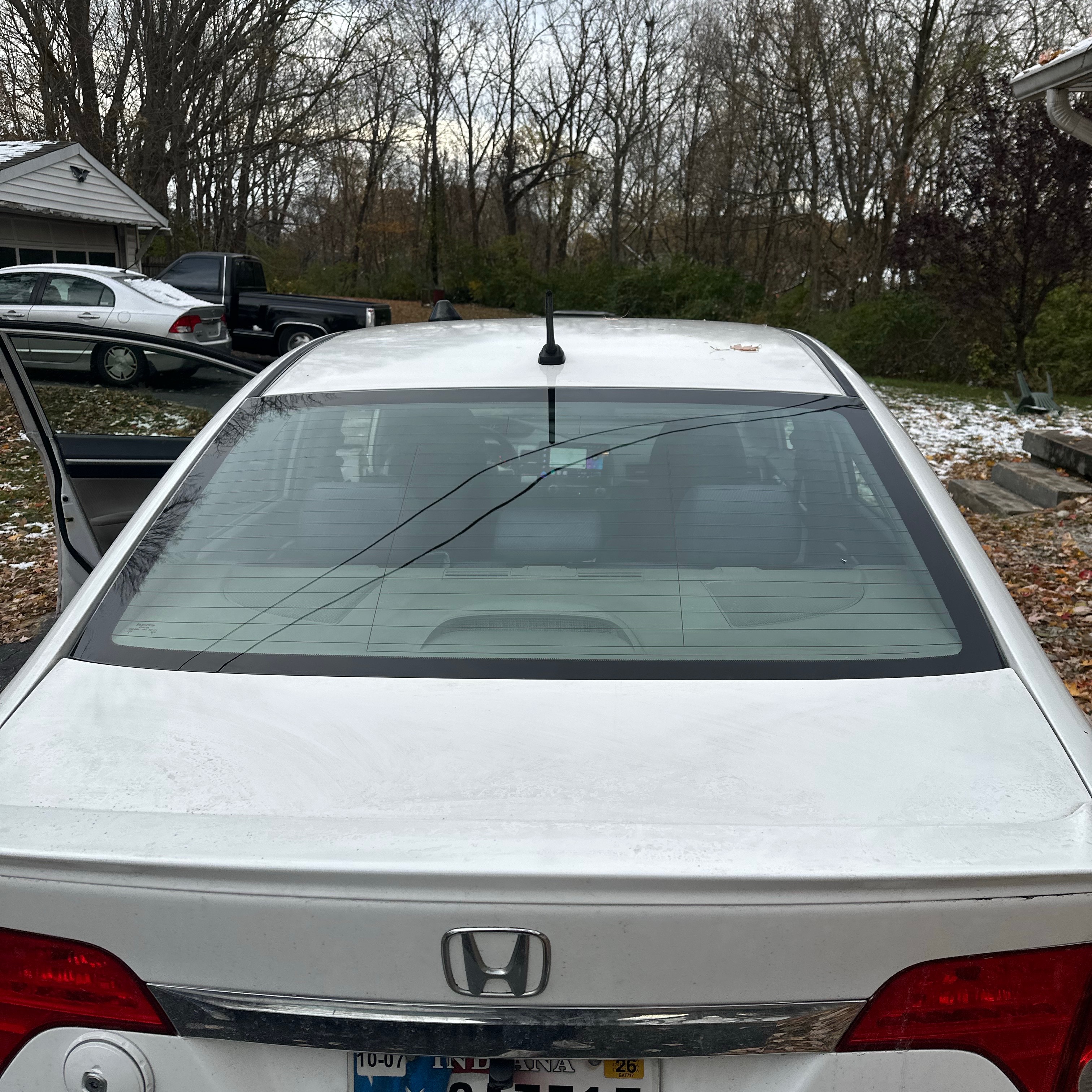 Optimum Glass auto glass replacement in progress