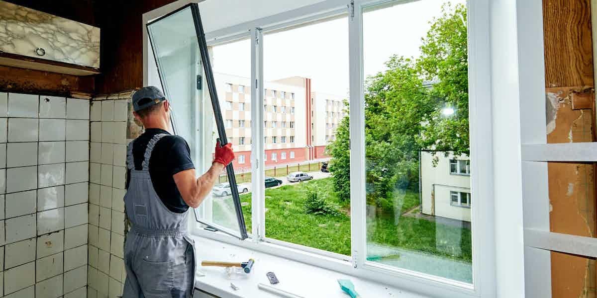Residential window glass replacement by Optimum Glass